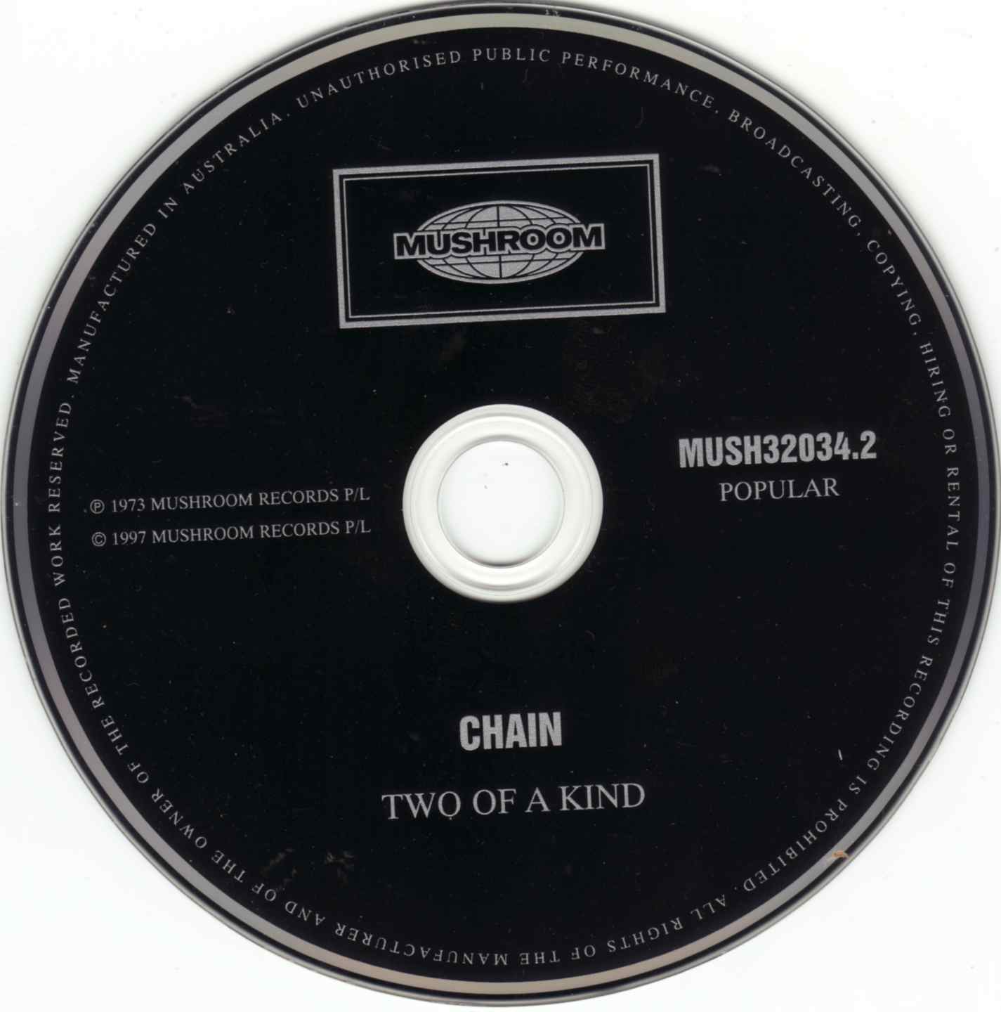 Chain  Two Of A Kind : CD